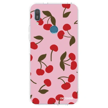 Picasee husă transparentă din silicon pentru Huawei Y6 2019 - Cherry