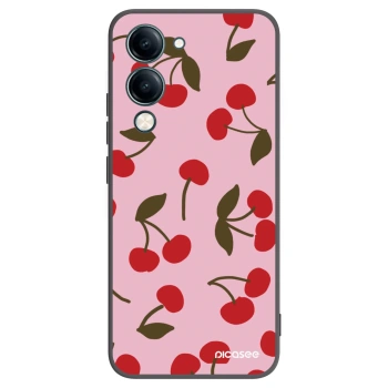 Picasee husă neagră din silicon pentru Vivo Y29s 5G - Cherry