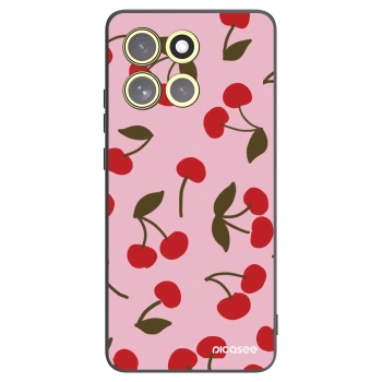 Picasee husă neagră din silicon pentru Motorola Moto G86 Power 5G - Cherry