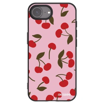Picasee husă neagră din silicon pentru Apple iPhone 17e - Cherry