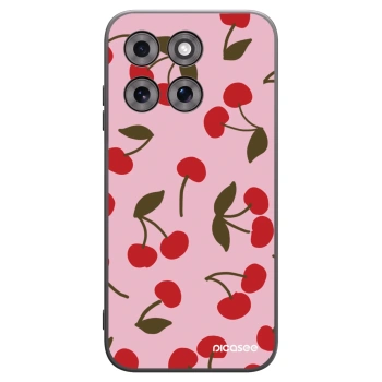 Picasee husă neagră din silicon pentru Motorola Moto G77 - Cherry