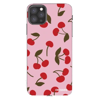 Picasee husă transparentă din silicon pentru Apple iPhone 11 Pro Max - Cherry