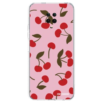 Picasee husă transparentă din silicon pentru Xiaomi Redmi Note 9 Pro - Cherry