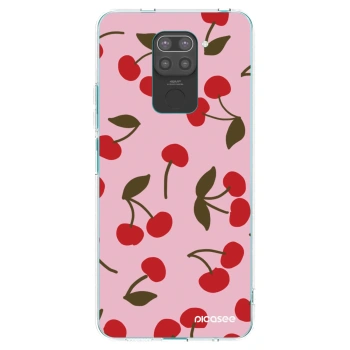Picasee husă neagră din silicon pentru Xiaomi Redmi Note 9 - Cherry