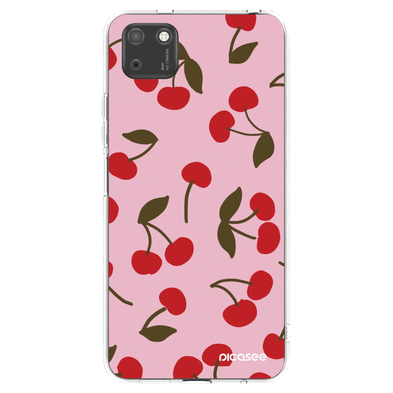 Picasee husă transparentă din silicon pentru Huawei Y5P - Cherry