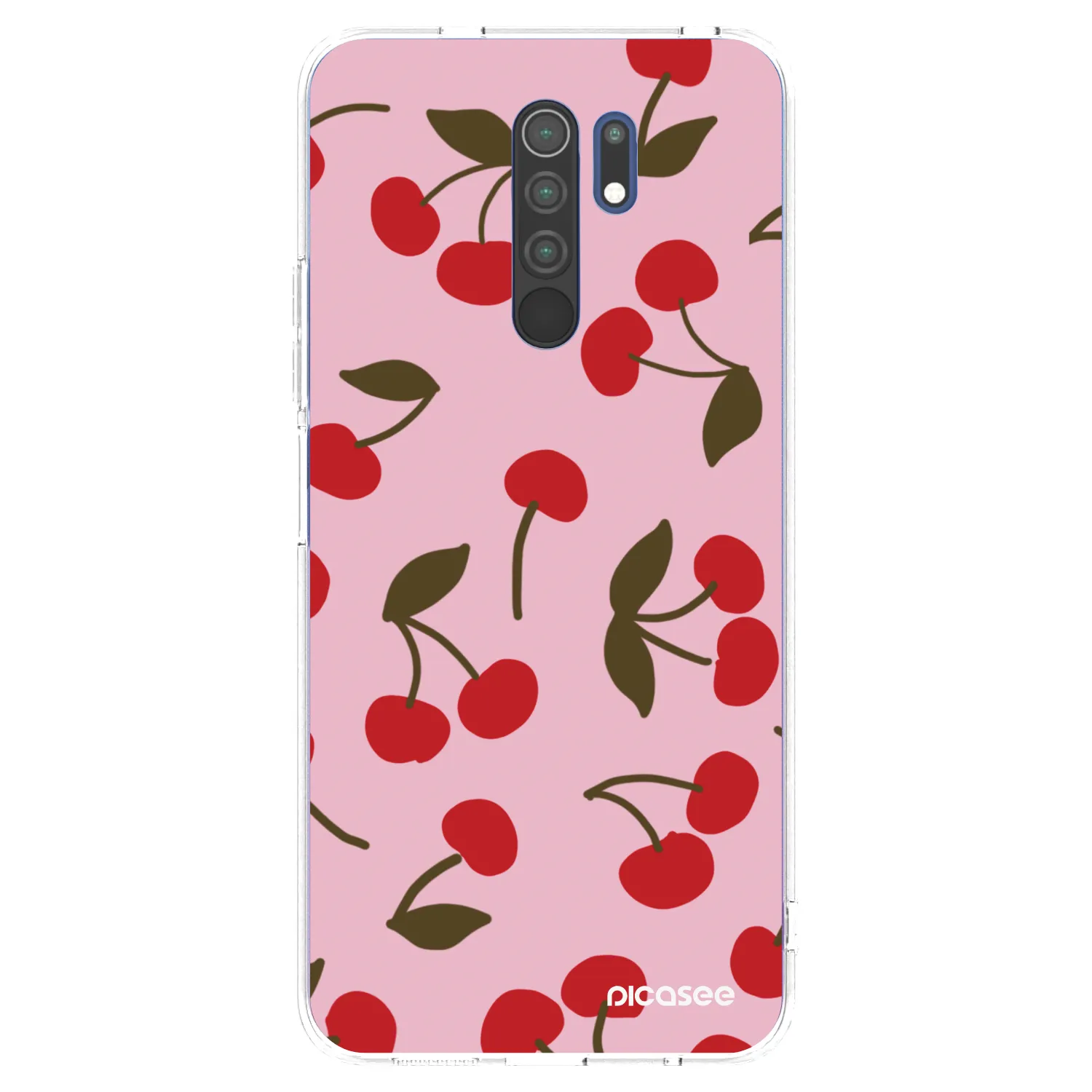 Picasee husă transparentă din silicon pentru Xiaomi Redmi 9 - Cherry