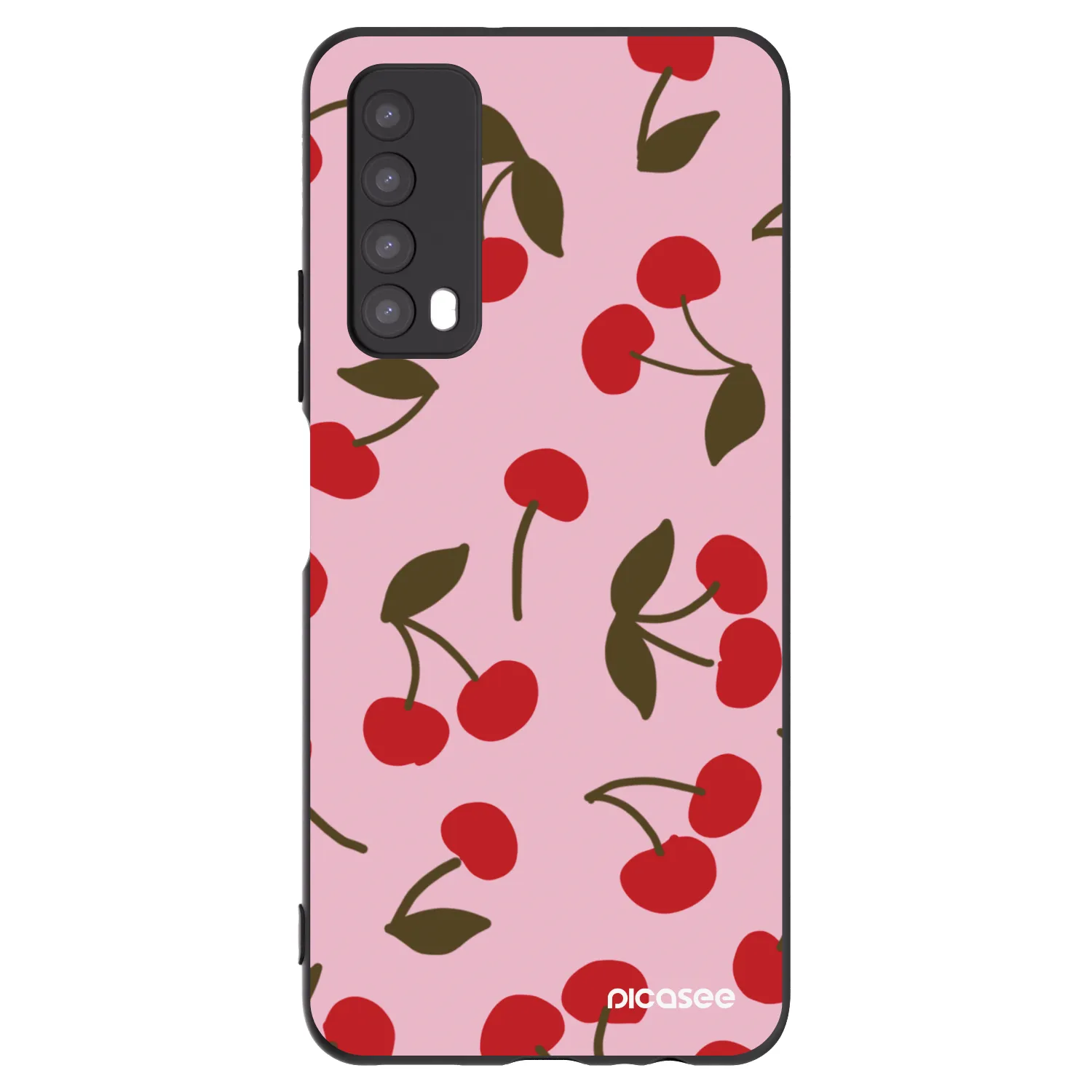 Picasee husă neagră din silicon pentru Huawei P Smart 2021 - Cherry