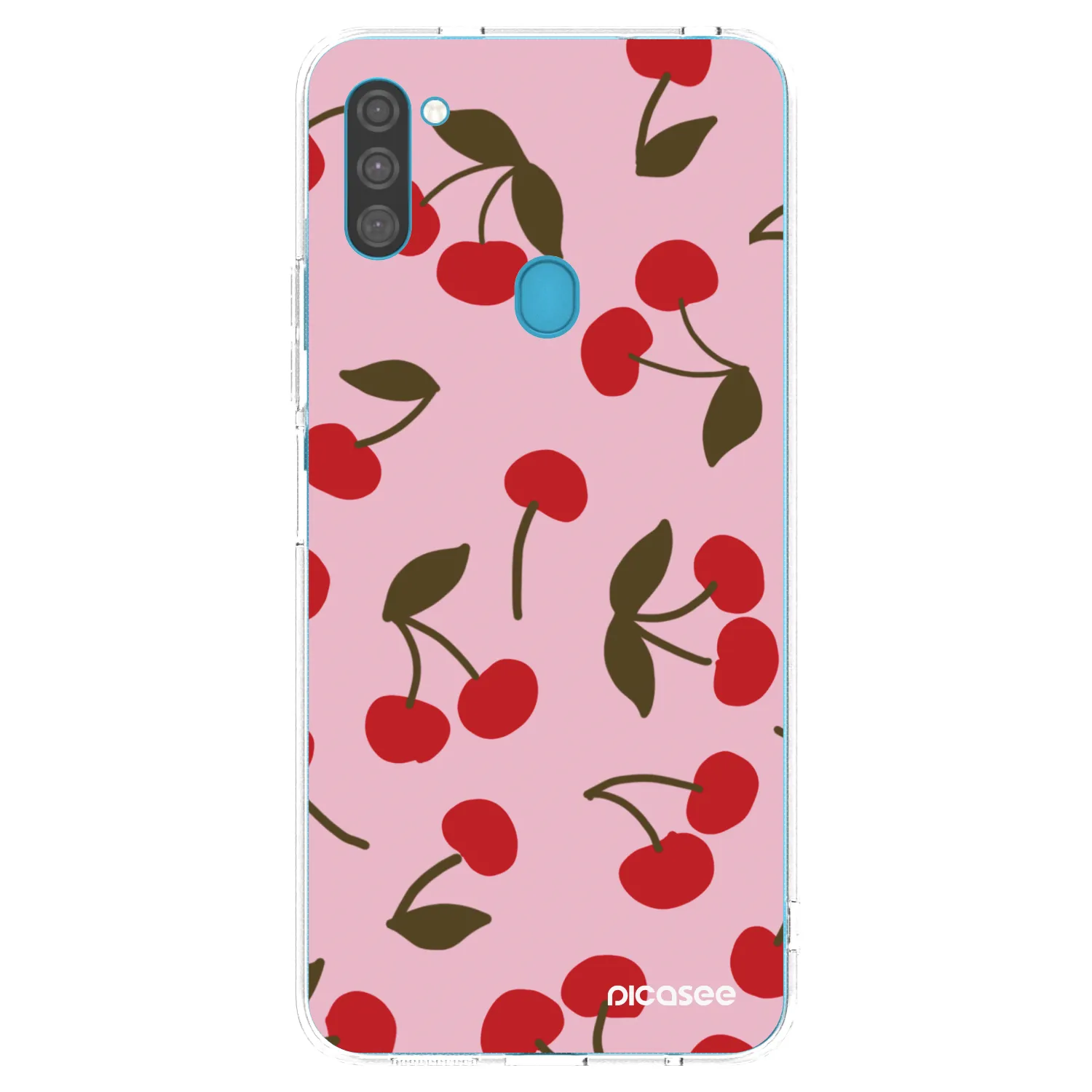 Picasee husă transparentă din silicon pentru Samsung Galaxy M11 - Cherry