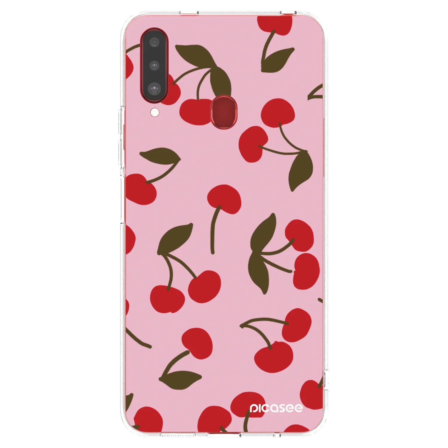 Picasee husă transparentă din silicon pentru Samsung Galaxy A20s - Cherry