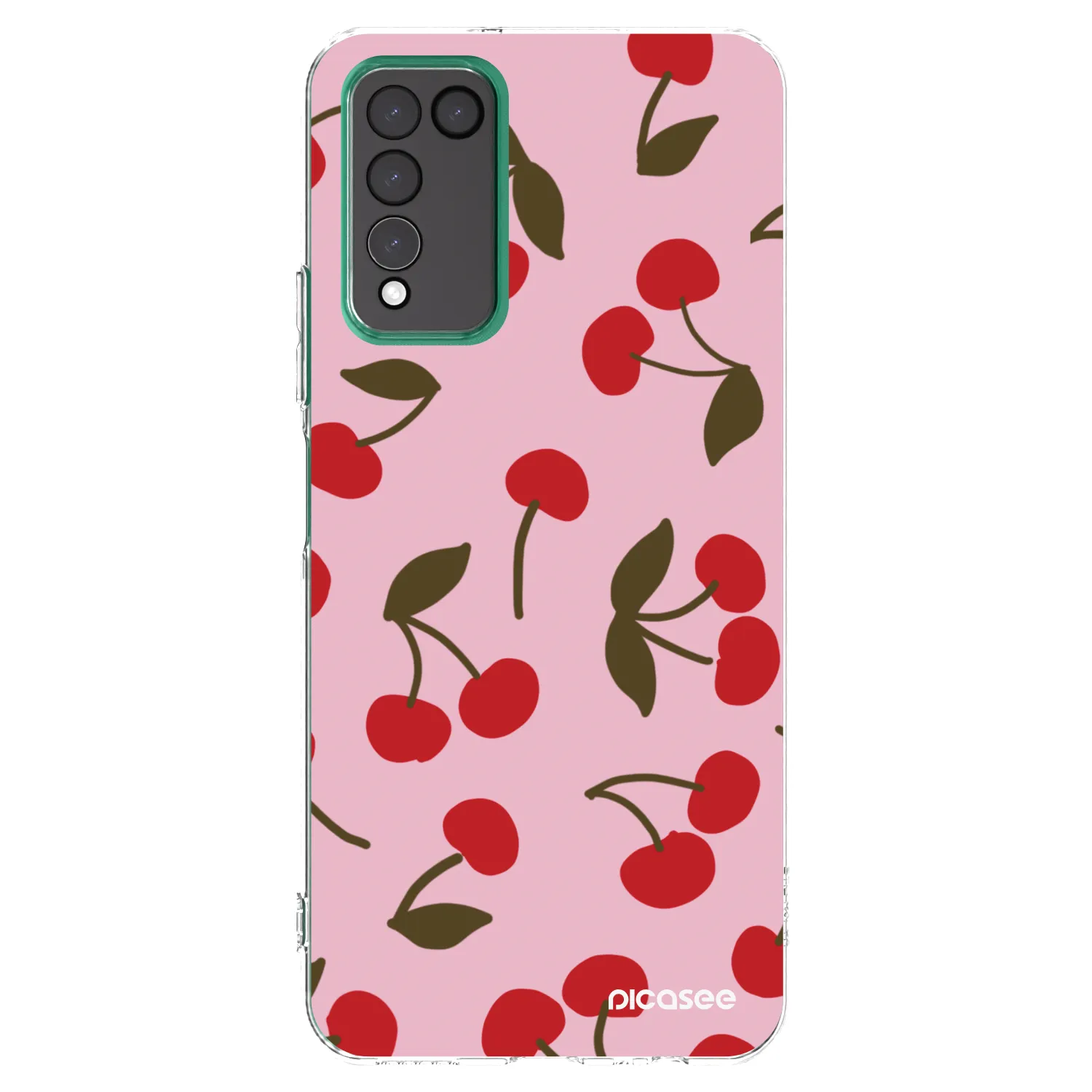 Picasee husă transparentă din silicon pentru Honor 10X Lite - Cherry