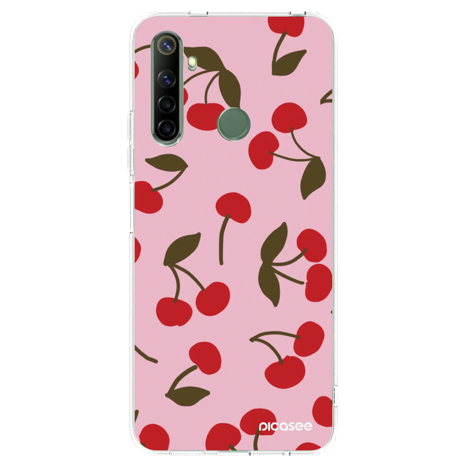 Picasee husă transparentă din silicon pentru Realme 6i - Cherry