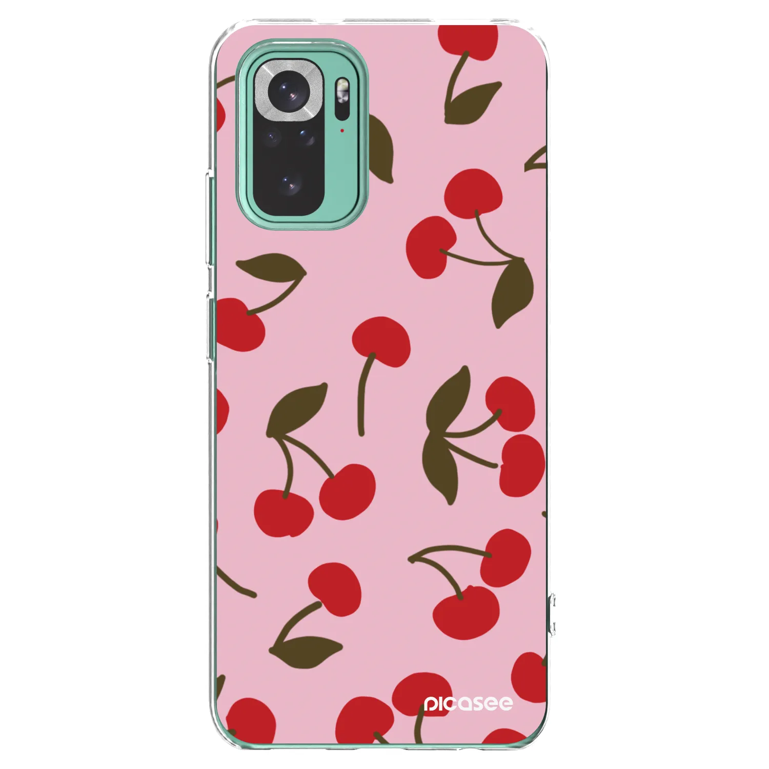 Picasee husă transparentă din silicon pentru Xiaomi Redmi Note 10 Pro - Cherry