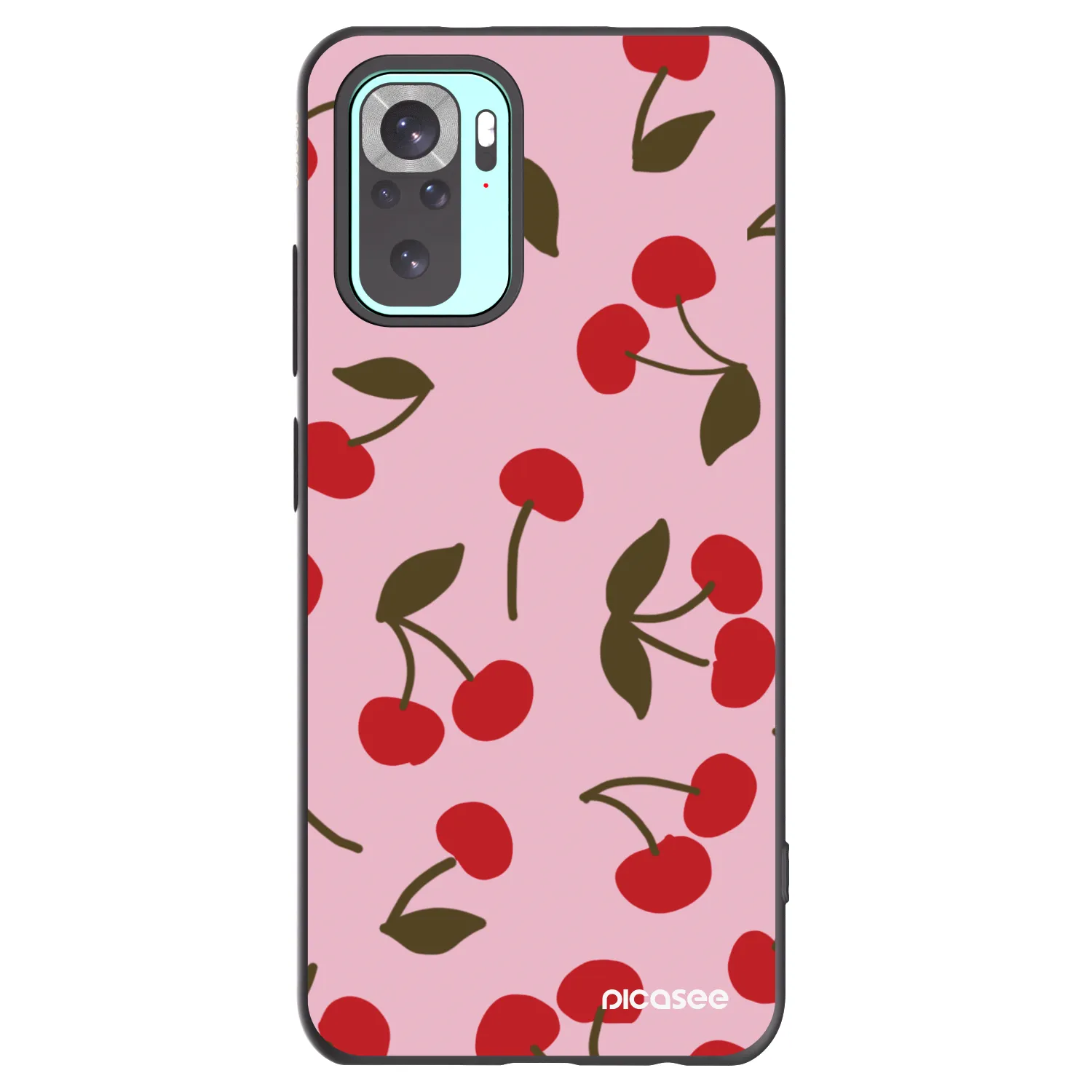 Picasee husă neagră din silicon pentru Xiaomi Redmi Note 10 Pro - Cherry