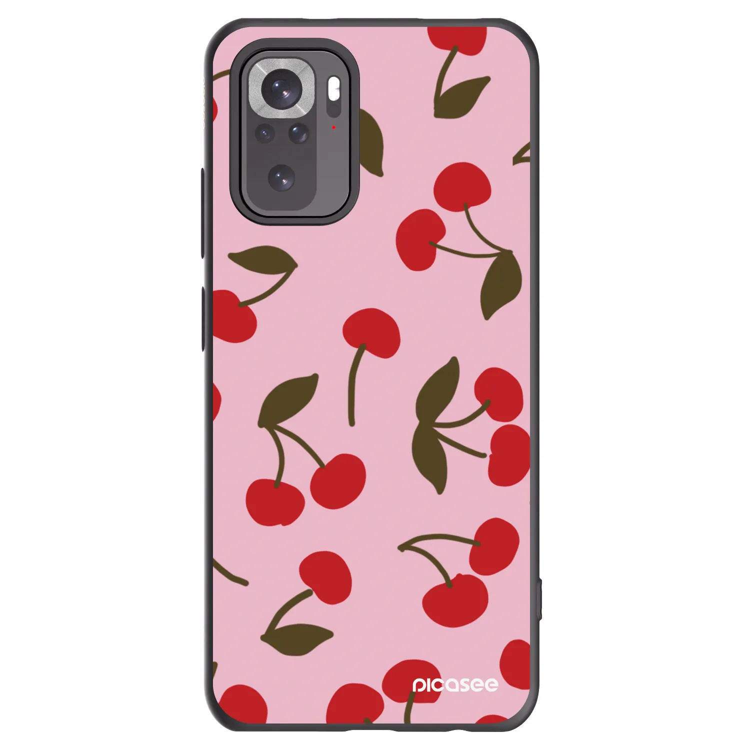 Picasee husă neagră din silicon pentru Xiaomi Redmi Note 10S - Cherry