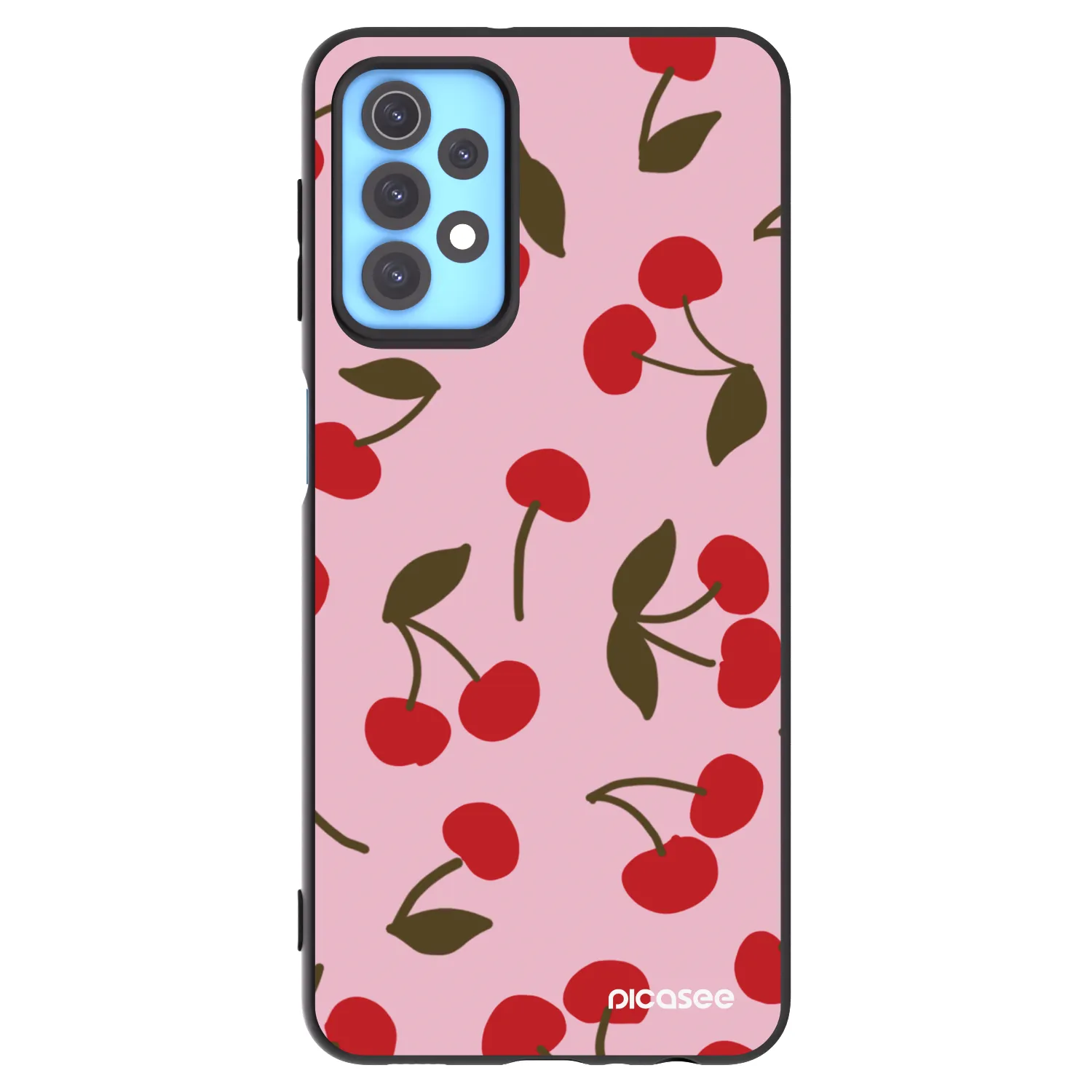 Picasee husă neagră din silicon pentru Samsung Galaxy A32 4G SM-A325F - Cherry