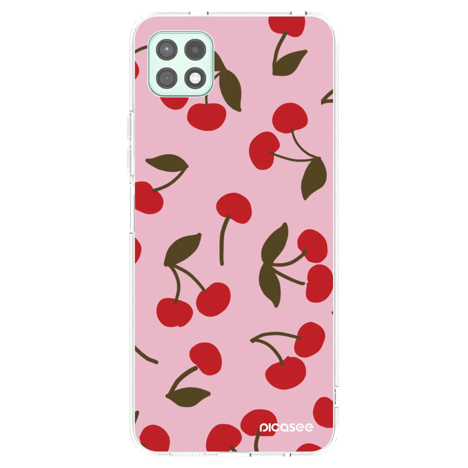 Picasee husă transparentă din silicon pentru Samsung Galaxy A22 A226B 5G - Cherry