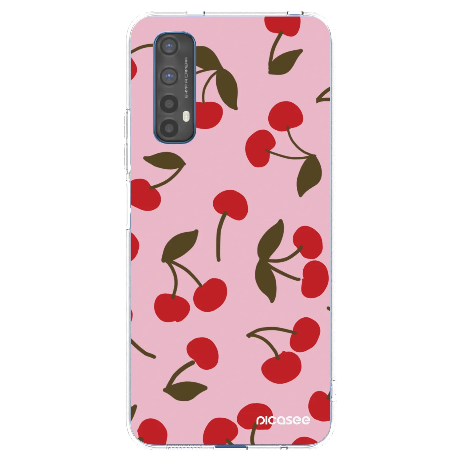 Picasee husă transparentă din silicon pentru Realme 7 - Cherry