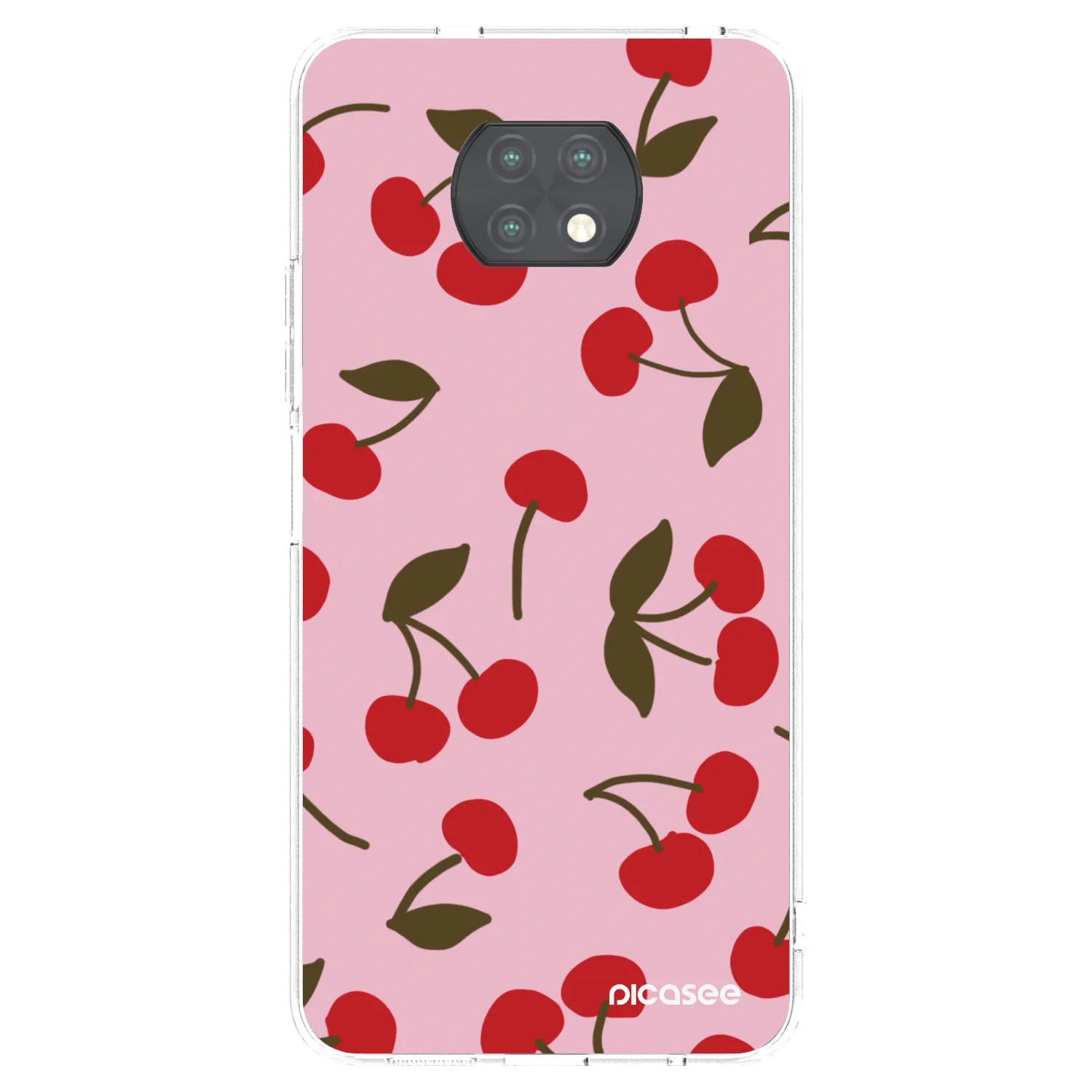 Picasee husă transparentă din silicon pentru Xiaomi Redmi Note 9T - Cherry
