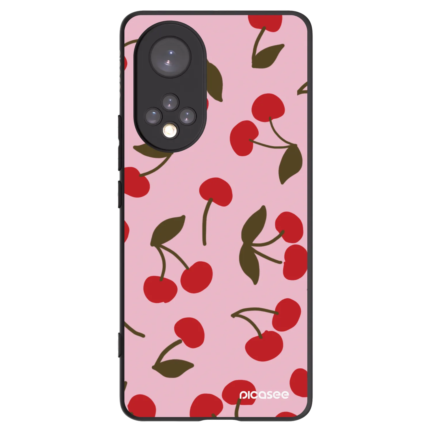 Picasee husă neagră din silicon pentru Huawei Nova 9 - Cherry