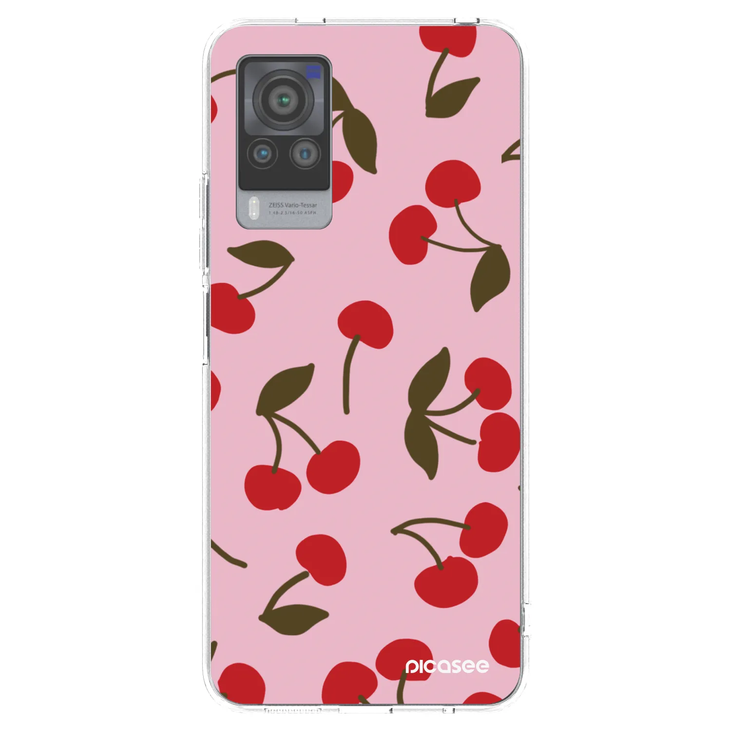 Picasee husă transparentă din silicon pentru Vivo X60 Pro 5G - Cherry