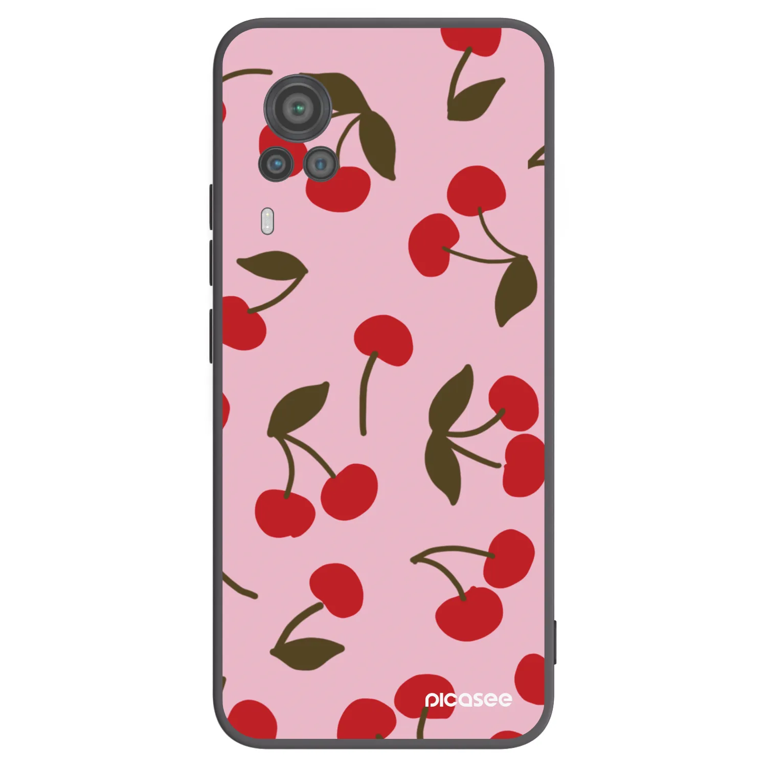 Picasee husă neagră din silicon pentru Vivo X60 Pro 5G - Cherry