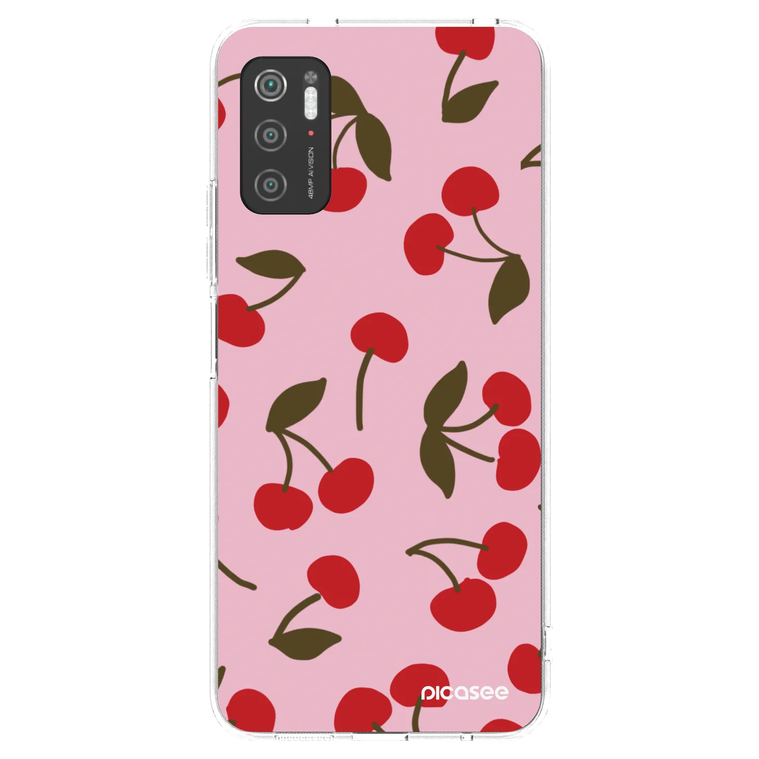 Picasee husă transparentă din silicon pentru Xiaomi Poco M3 Pro 5G - Cherry