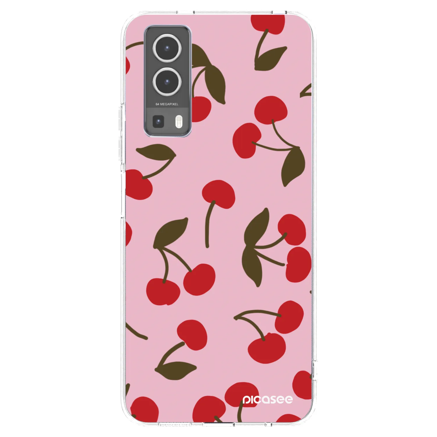 Picasee husă transparentă din silicon pentru Vivo Y72 5G - Cherry