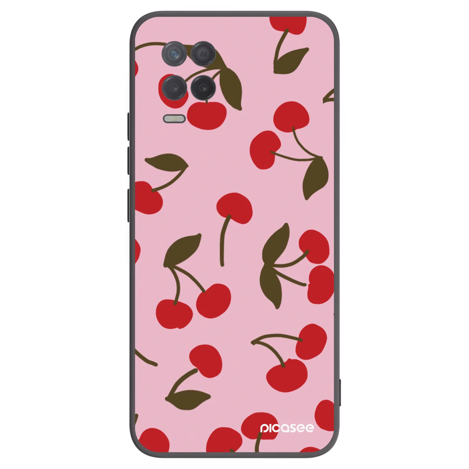 Picasee husă neagră din silicon pentru Realme 8 5G - Cherry