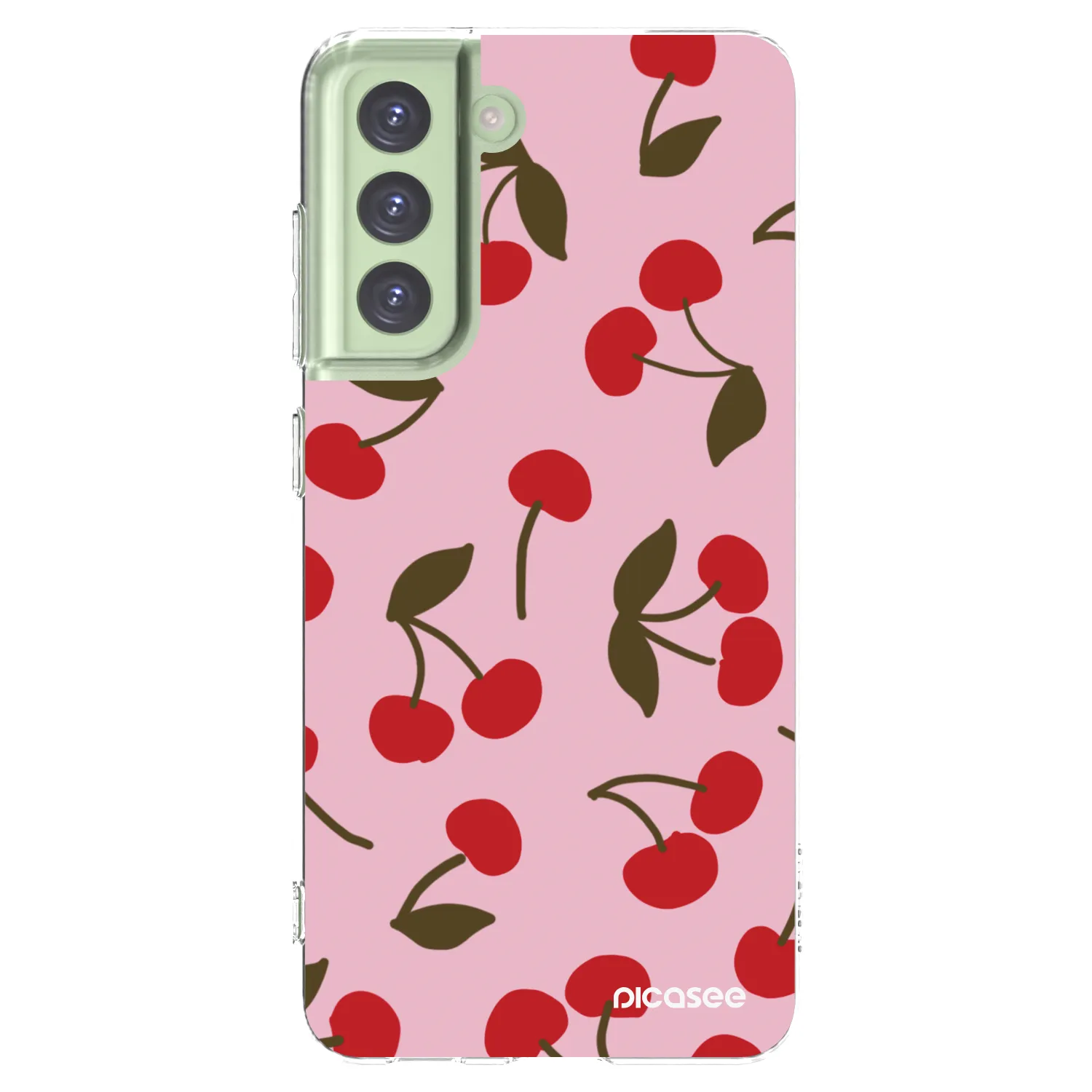 Picasee husă transparentă din silicon pentru Samsung Galaxy S21 FE 5G - Cherry