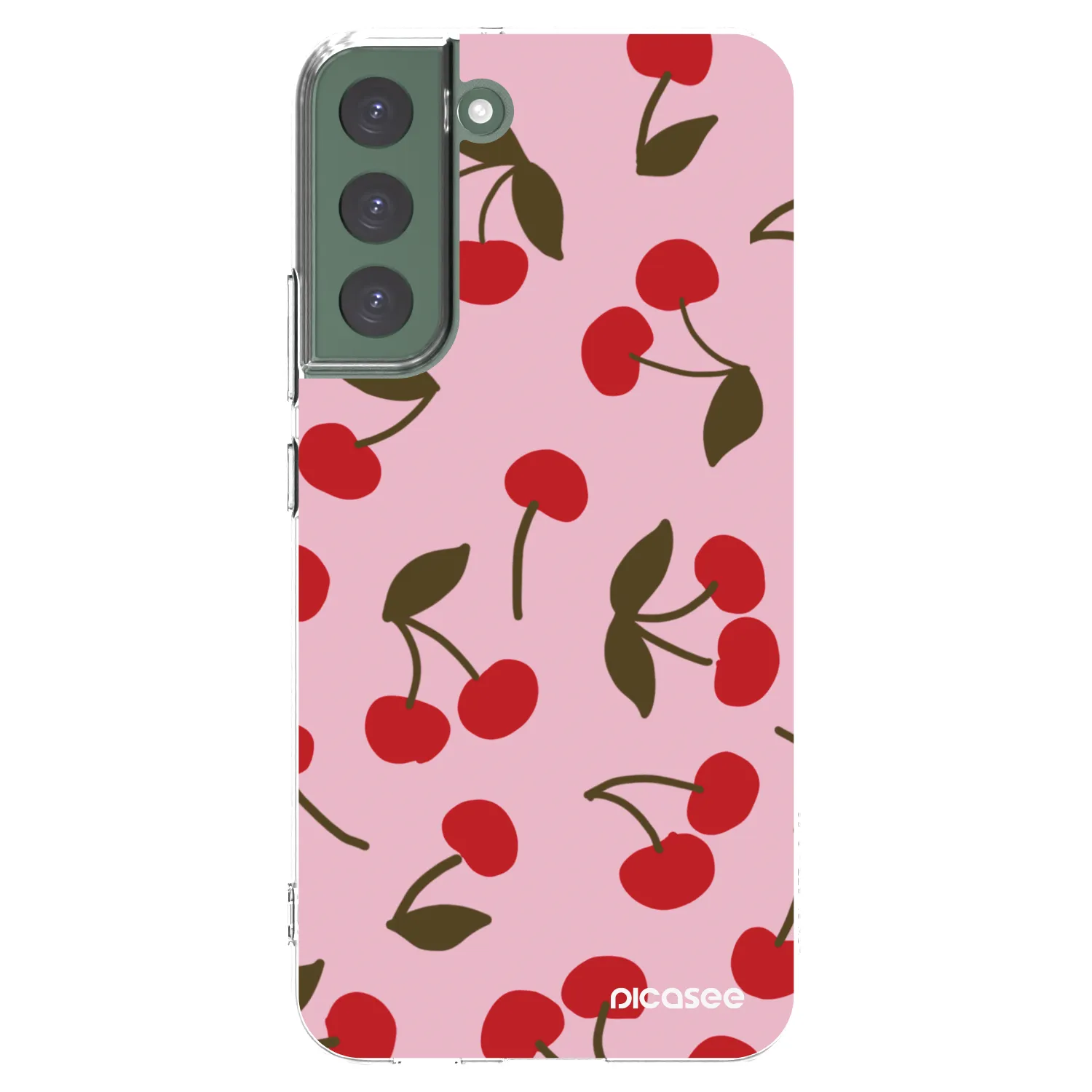 Picasee husă transparentă din silicon pentru Samsung Galaxy S22+ 5G - Cherry