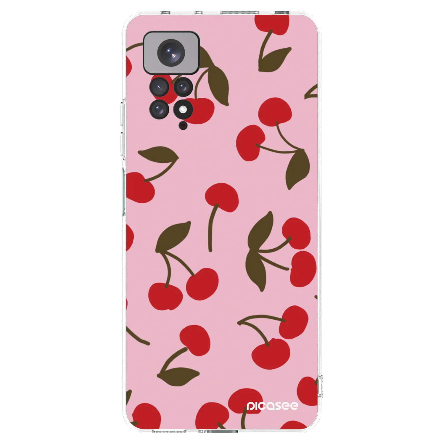 Picasee husă transparentă din silicon pentru Xiaomi Redmi Note 11 - Cherry