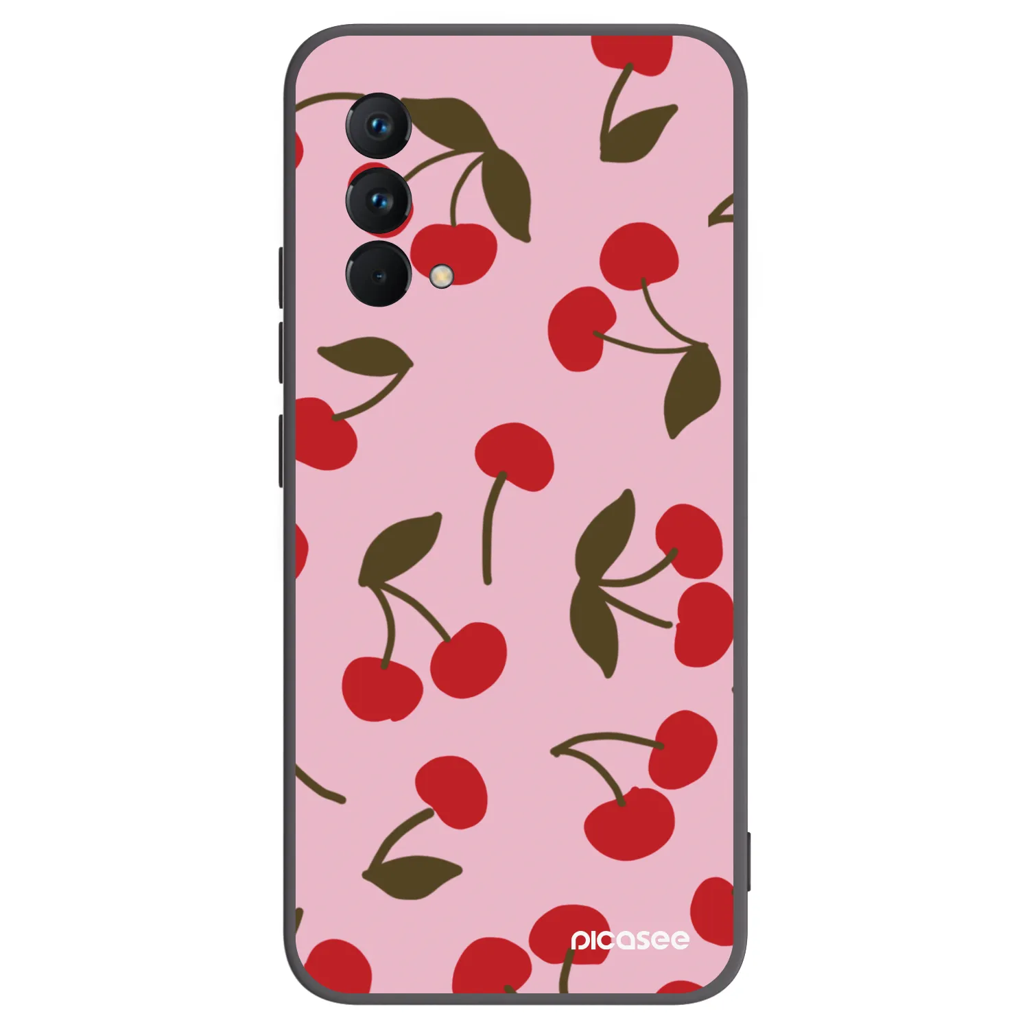 Picasee husă neagră din silicon pentru Realme GT Master Edition 5G - Cherry