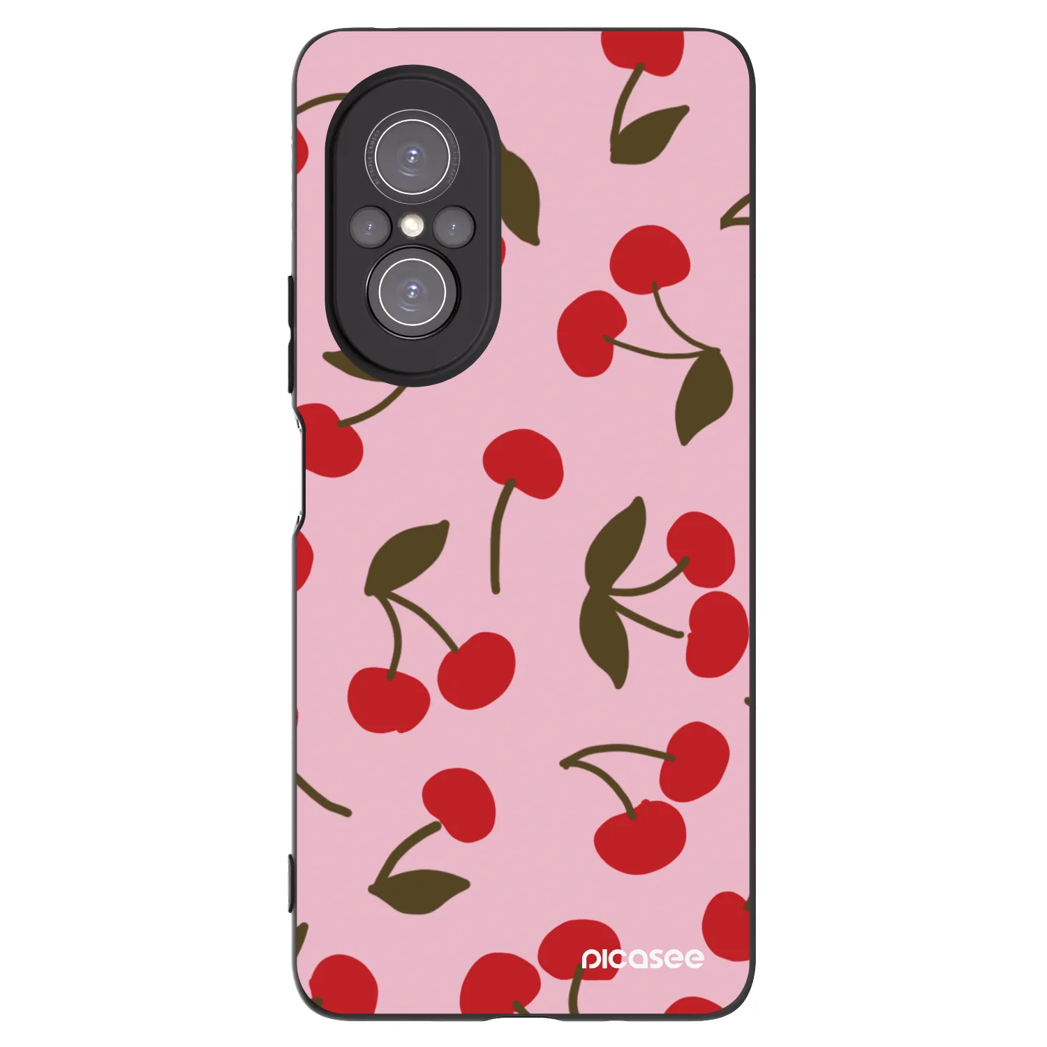 Picasee husă neagră din silicon pentru Huawei Nova 9 SE - Cherry