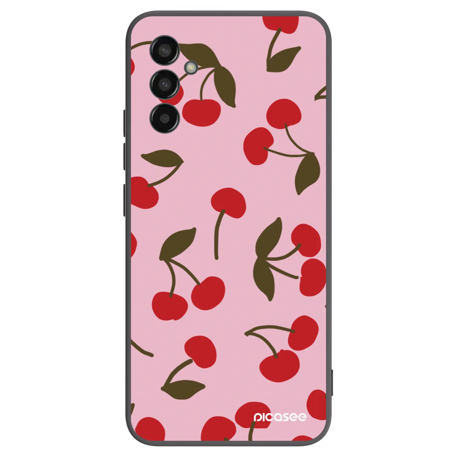 Picasee husă neagră din silicon pentru Samsung Galaxy M13 M135F - Cherry