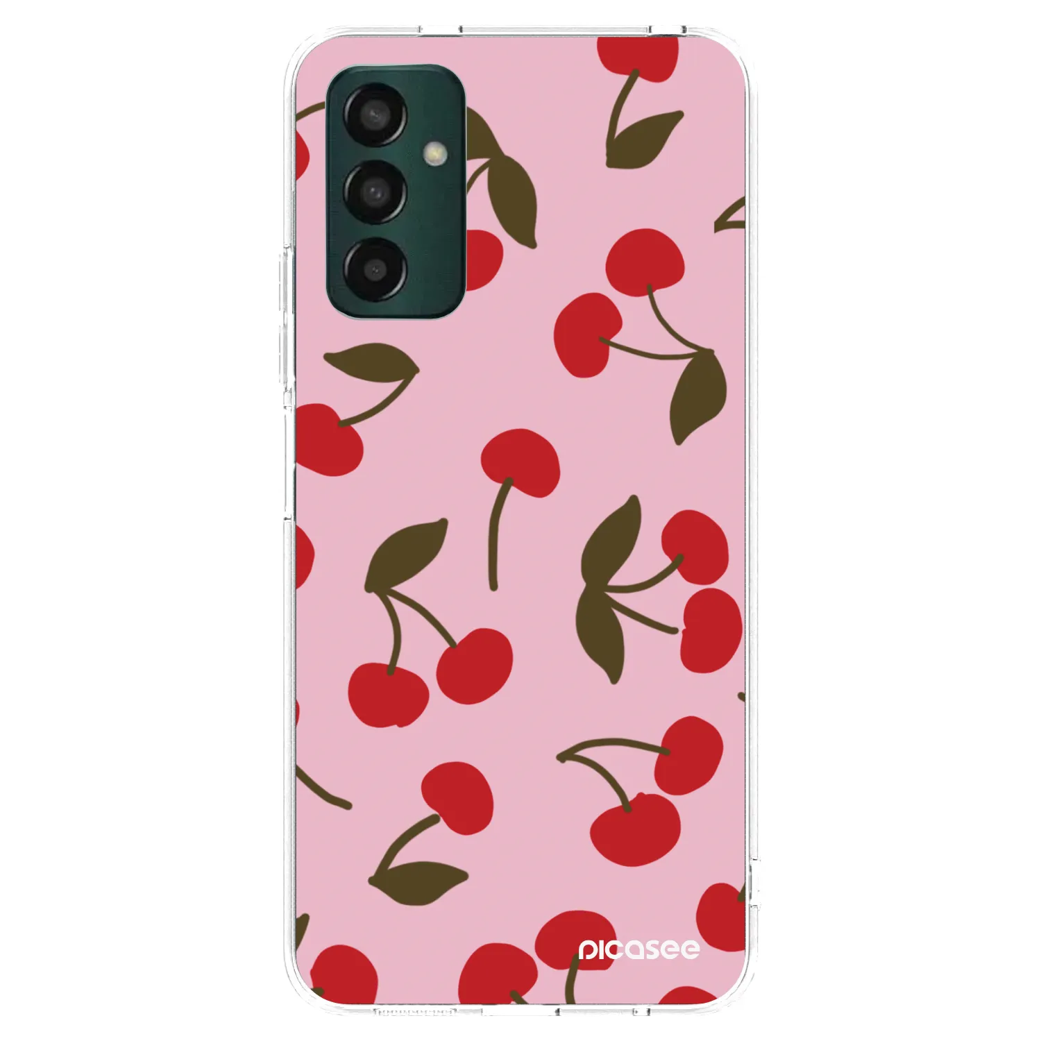 Picasee husă transparentă din silicon pentru Samsung Galaxy M13 M135F - Cherry
