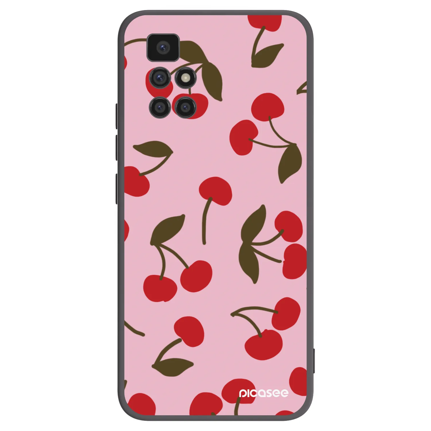 Picasee husă neagră din silicon pentru Xiaomi Redmi 10 (2022) - Cherry