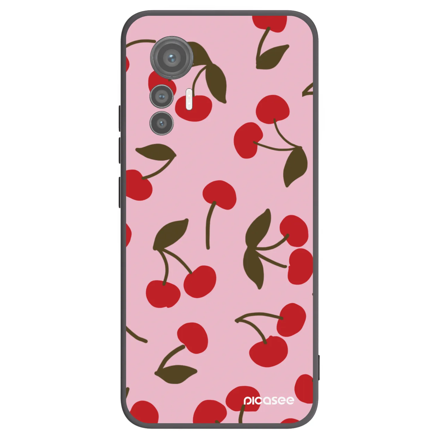 Picasee husă neagră din silicon pentru Xiaomi 12 Lite - Cherry