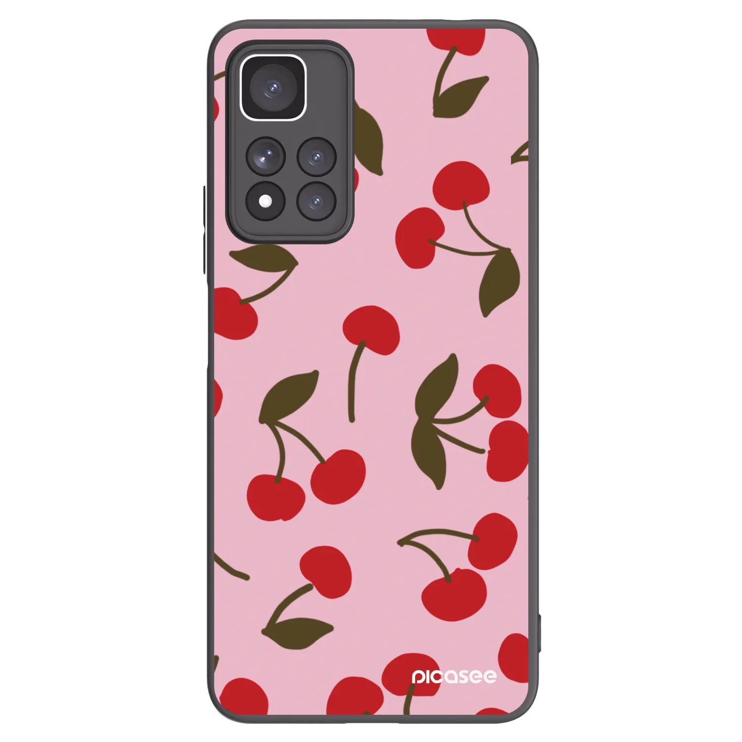 Picasee husă neagră din silicon pentru Xiaomi Redmi Note 11 Pro+ 5G - Cherry