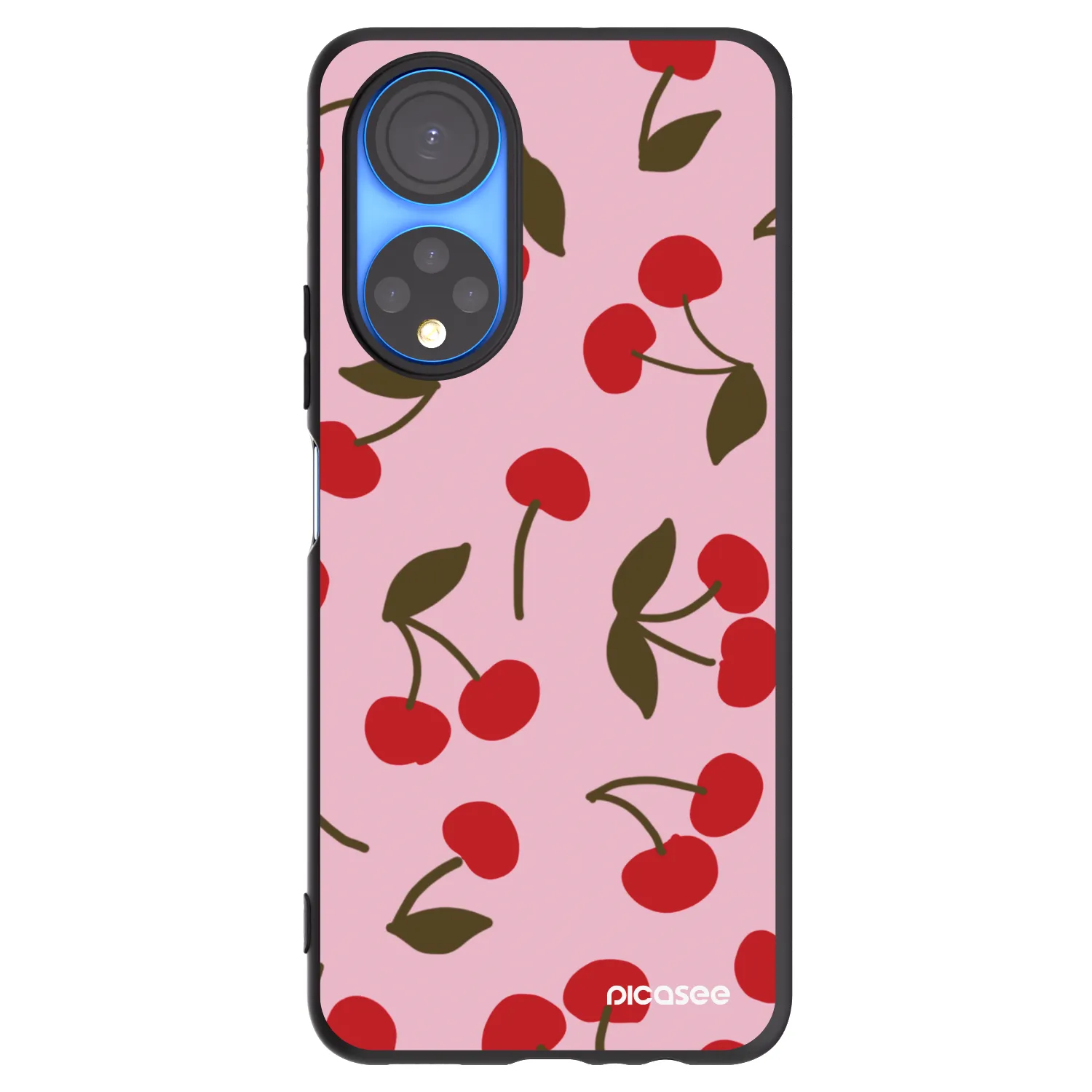 Picasee husă neagră din silicon pentru Honor X7 - Cherry