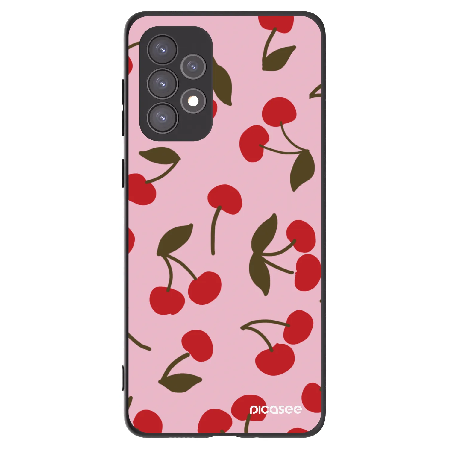 Picasee husă neagră din silicon pentru Samsung Galaxy A73 5G - Cherry