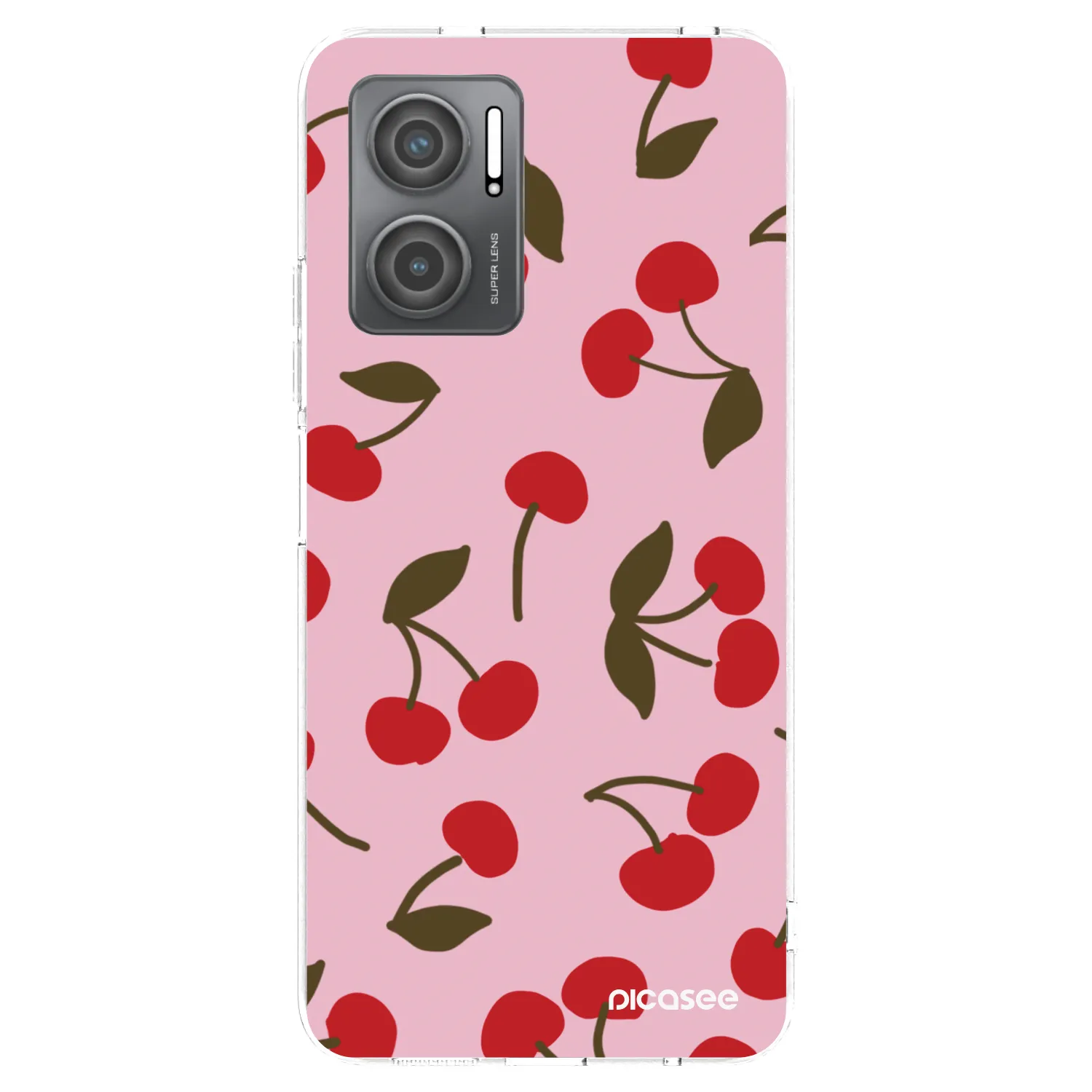 Picasee husă transparentă din silicon pentru Xiaomi Redmi 10 5G - Cherry