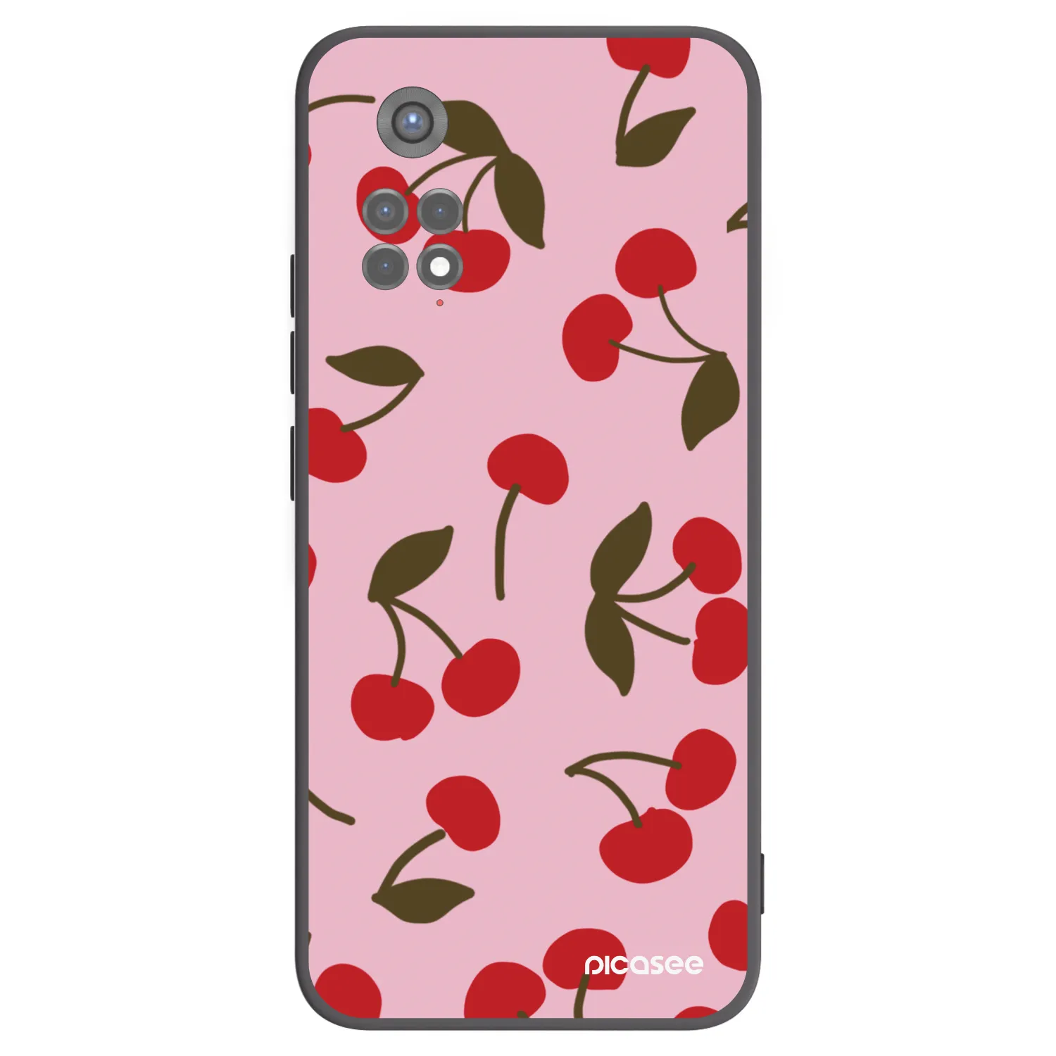 Picasee husă neagră din silicon pentru Xiaomi Redmi Note 11S 5G - Cherry