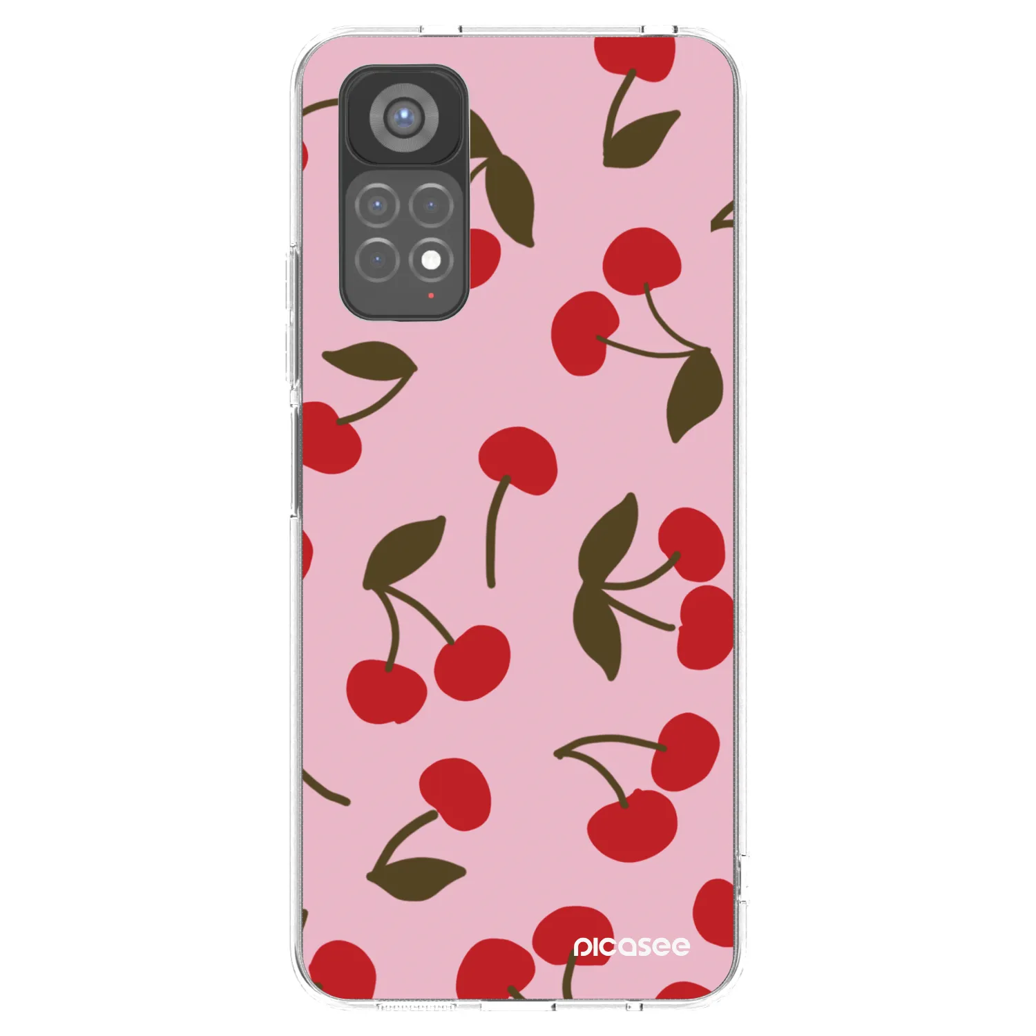 Picasee husă transparentă din silicon pentru Xiaomi Redmi Note 11S 5G - Cherry