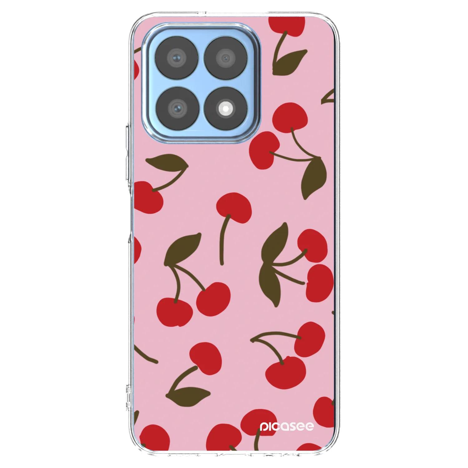 Picasee husă transparentă din silicon pentru Honor X8a - Cherry