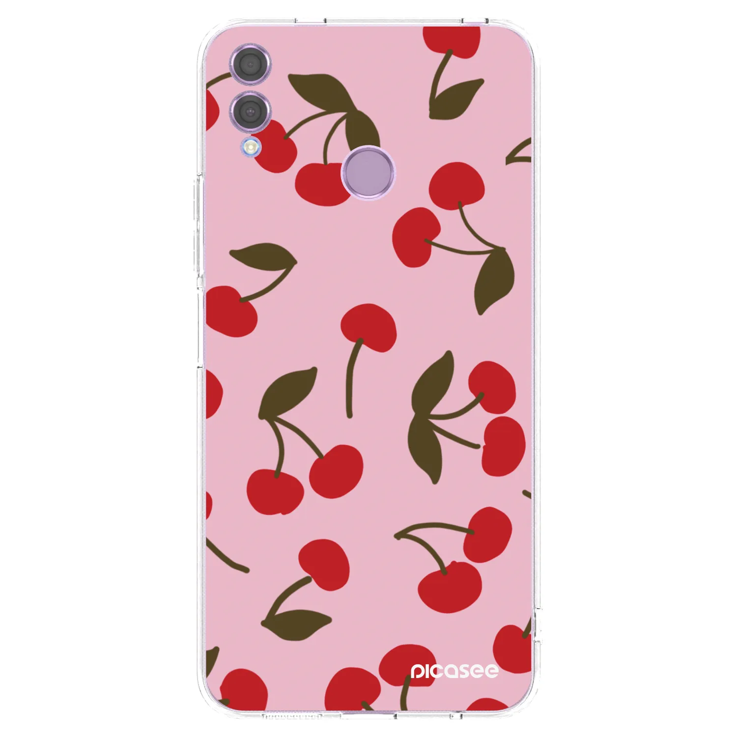 Picasee husă transparentă din silicon pentru Honor 8X - Cherry