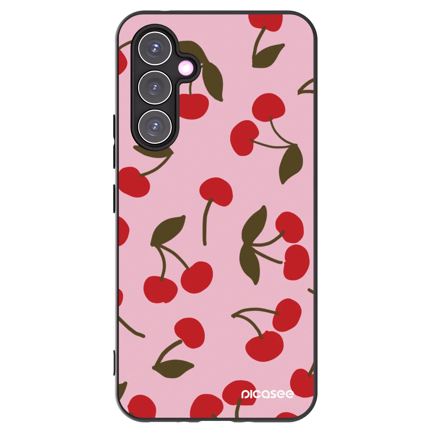 Picasee husă neagră din silicon pentru Samsung Galaxy A54 5G A546B - Cherry