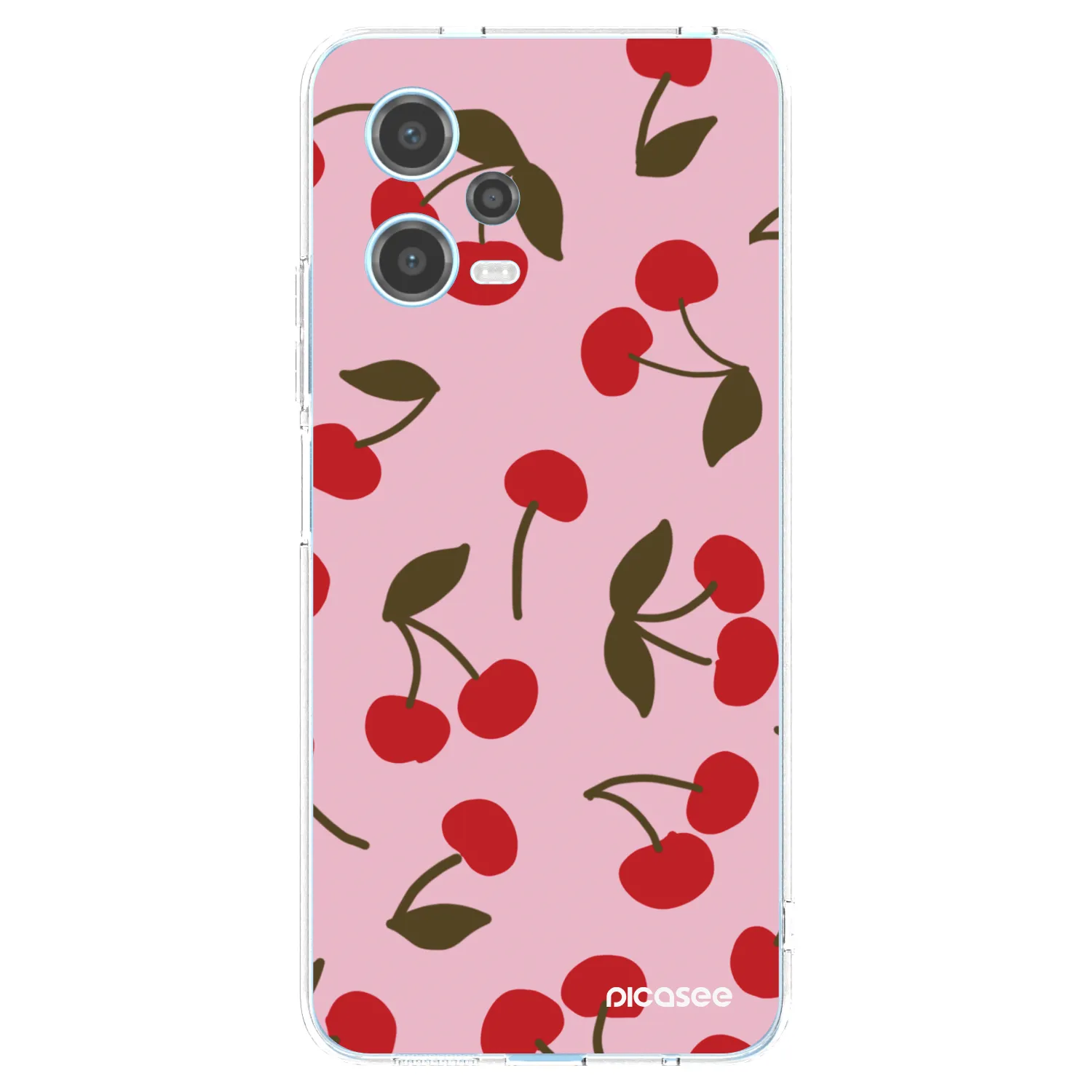 Picasee husă transparentă din silicon pentru Xiaomi Redmi Note 12 5G - Cherry
