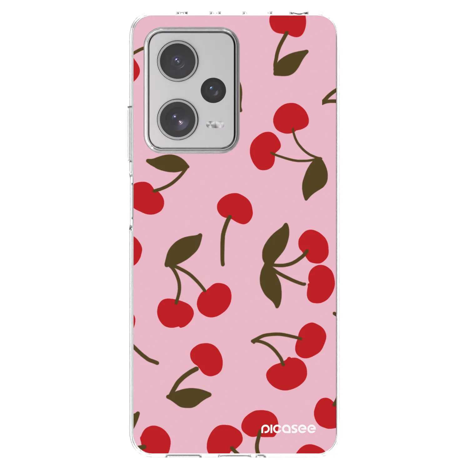 Picasee husă transparentă din silicon pentru Xiaomi Redmi Note 12 Pro+ 5G - Cherry