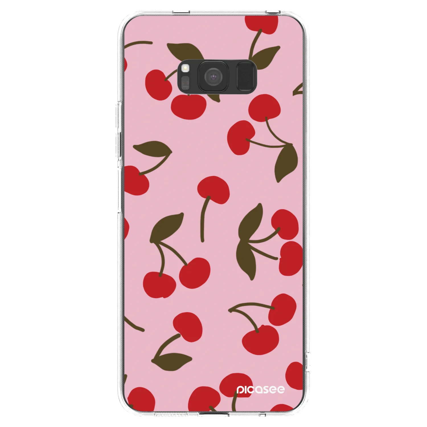 Picasee husă transparentă din silicon pentru Samsung Galaxy S8 G950F - Cherry