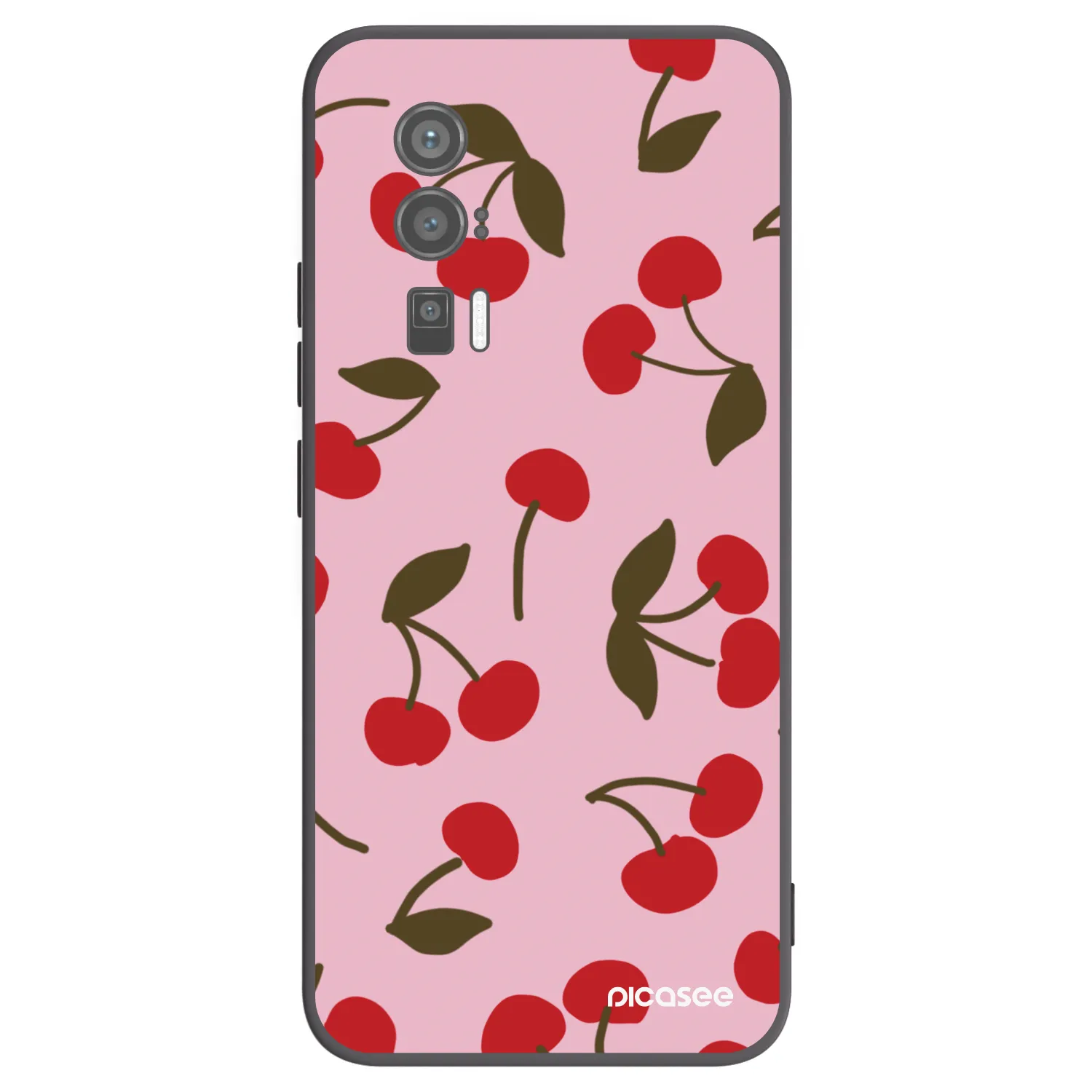 Picasee husă neagră din silicon pentru Xiaomi Poco F5 Pro 5G - Cherry